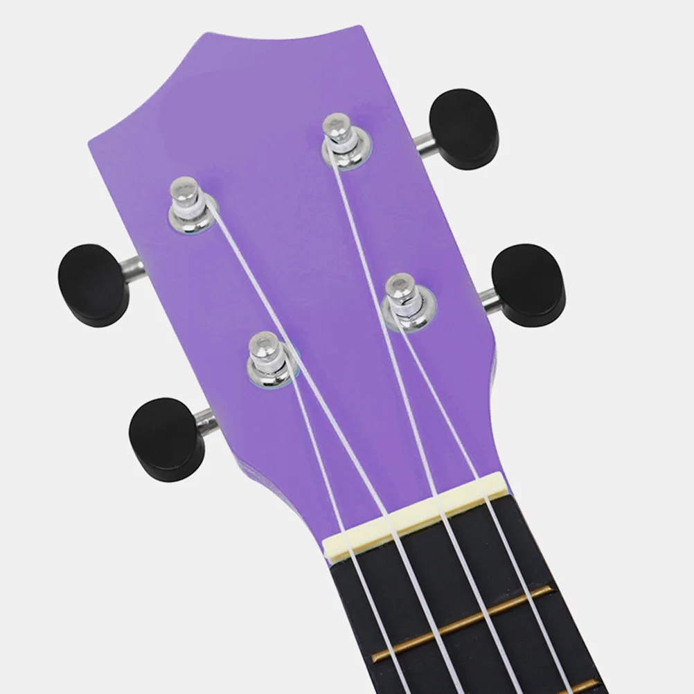 

Colorful Ukulele 21 Inch Kids Musical Instrument Purple Beginner Ukuleles Toddlers Toys Portable Educational Plaything