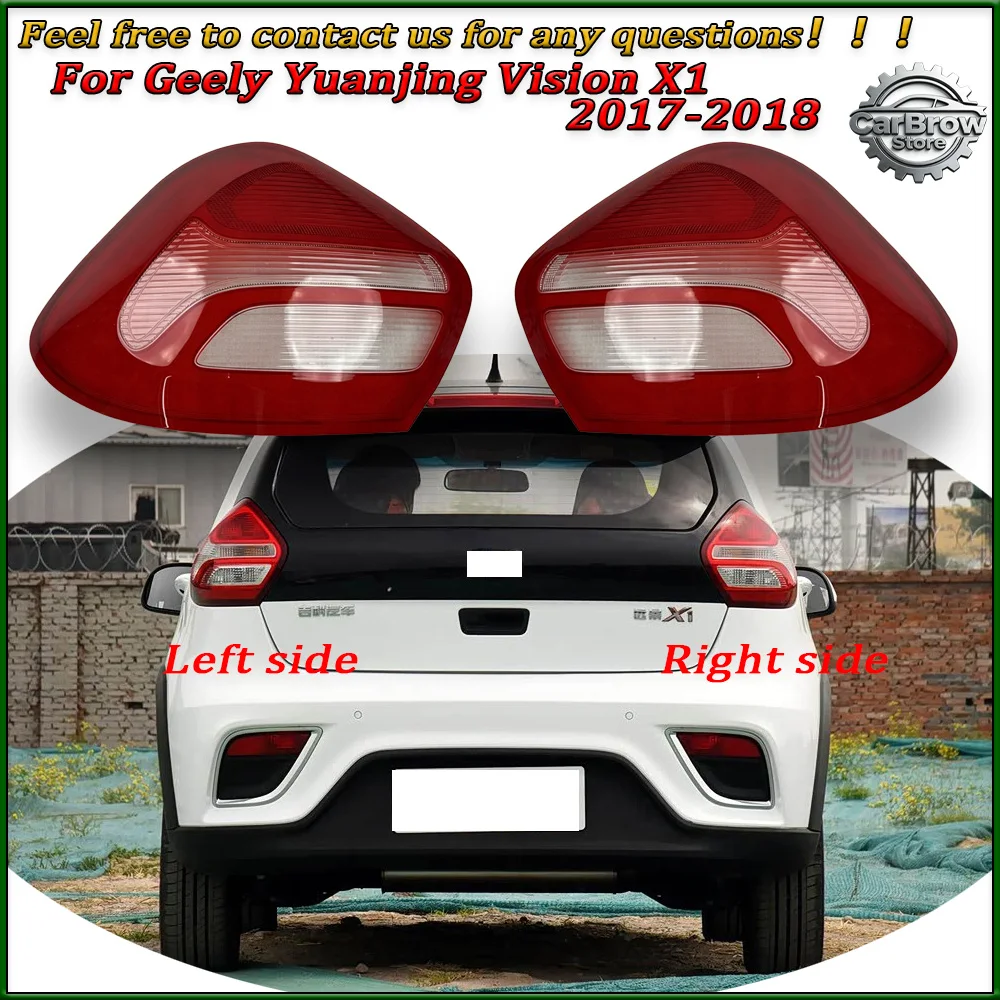 

Корпус заднего сигнального/парковочного фонаря для Geely Yuanjing Vision X1 2017 2018 2019, аксессуары для автомобиля, внешняя крышка заднего фонаря/габаритного огня