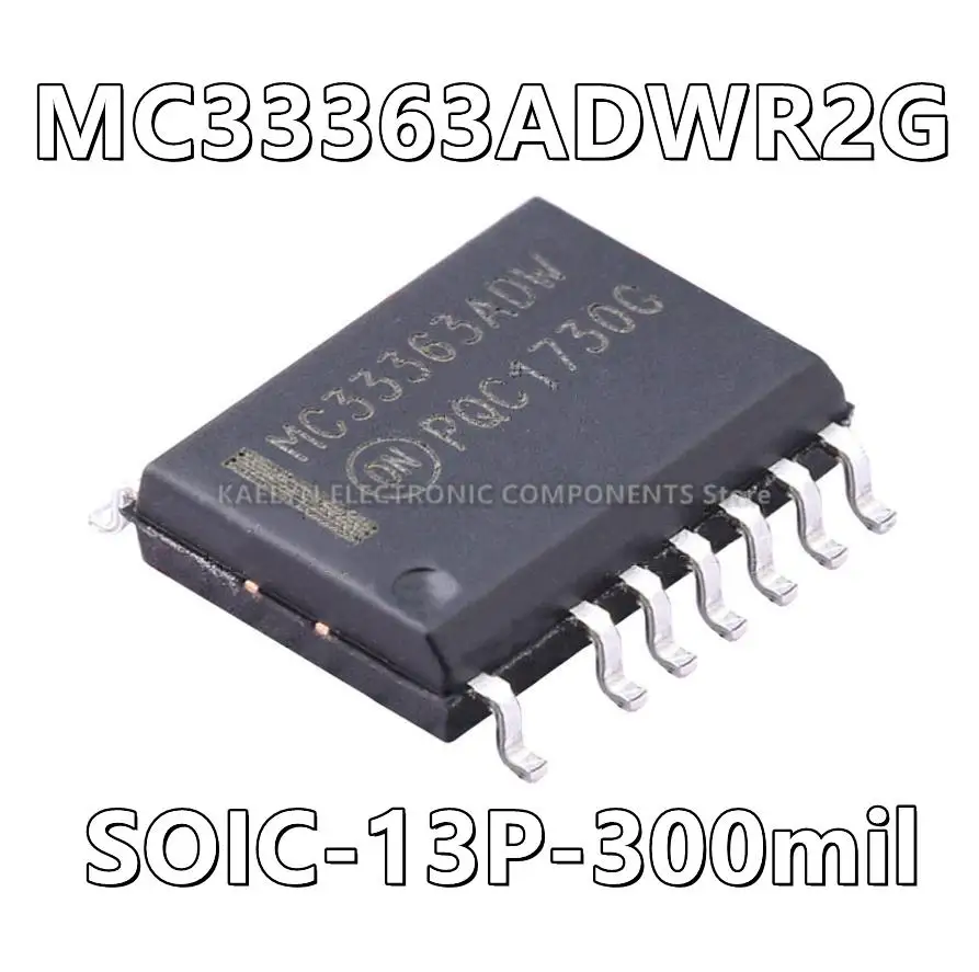 10Pcs/lot MC33363ADWR2G MC33363ADW MC33363 Converter Offline Flyback, Forward Topology 67.5kHz ~ 285kHz 16-SOIC