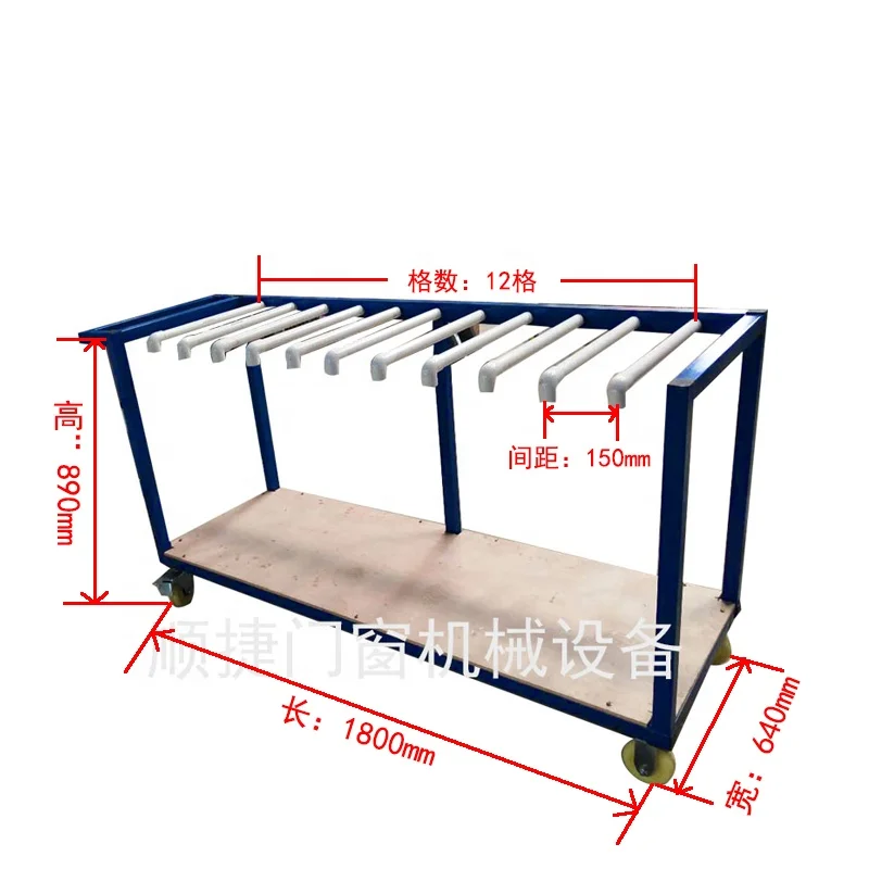 Cantilever Double-layer Doors And Windows Classified Storage Trolley Wooden Door Panel Workshop Turnover Trolley