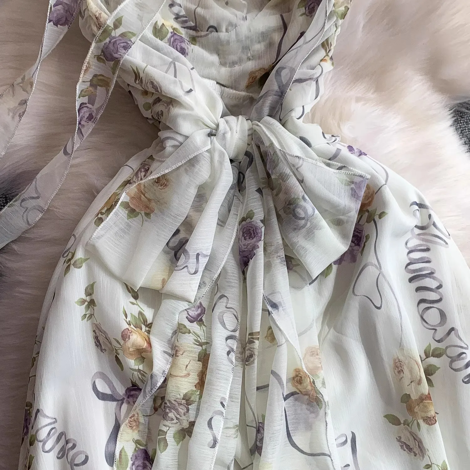 Flora Print Backless Mouwloze Jurk Vrouwen Zomer Vakantie Party Halter Vestidos Bodycon Streetwear Chic Maxi Doek Dame