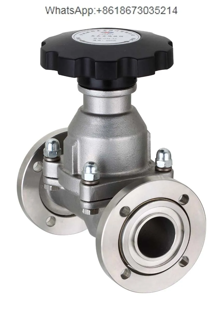 

Stainless steel manual high vacuum diaphragm valve GM-10 GM-25 GM-40 GM-50