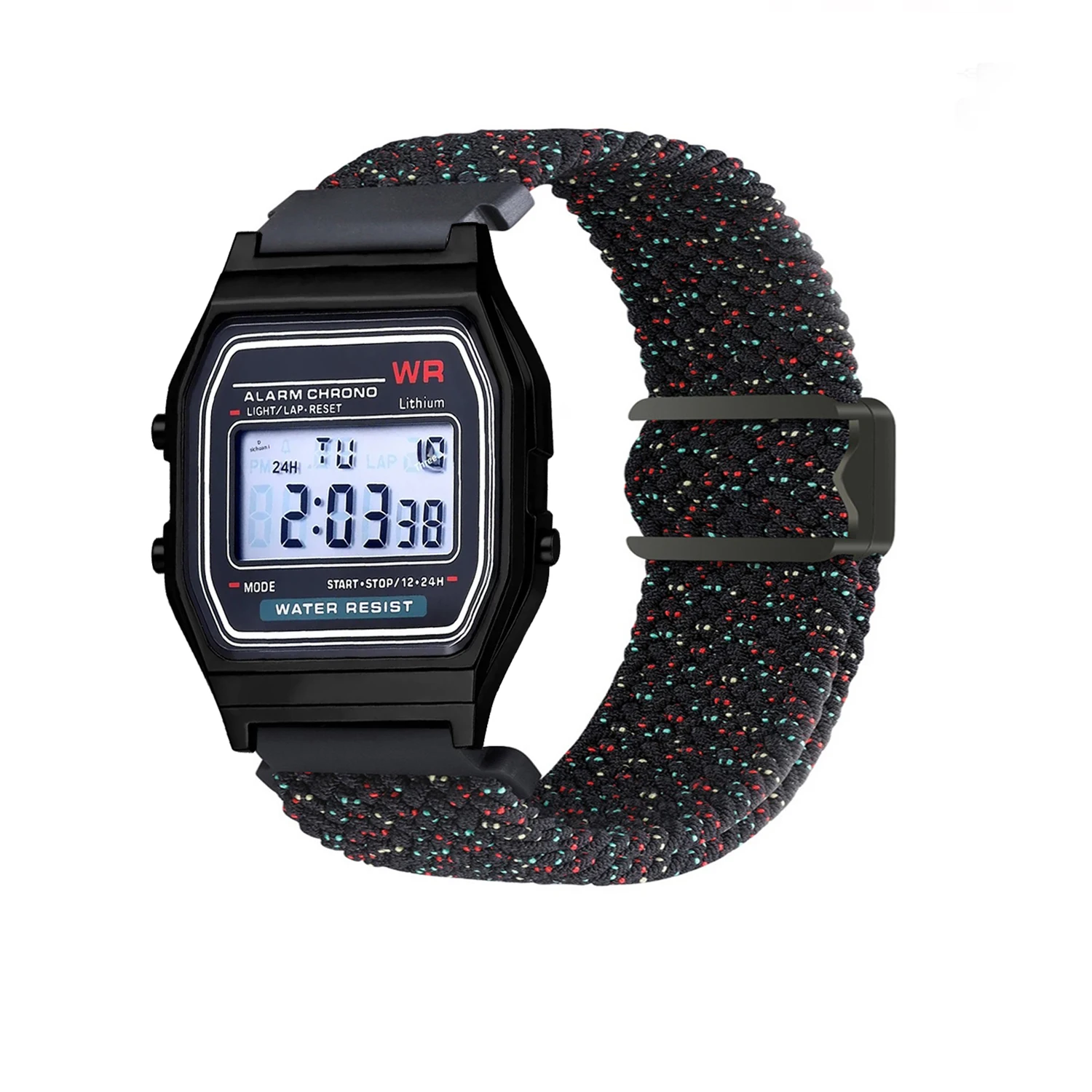 Strap Replacement 18MM for Casio F91W/F84/F105/108/A158/168/AE1200/1300 Soft Fashion Watch Bracelet Watchband for Women Men