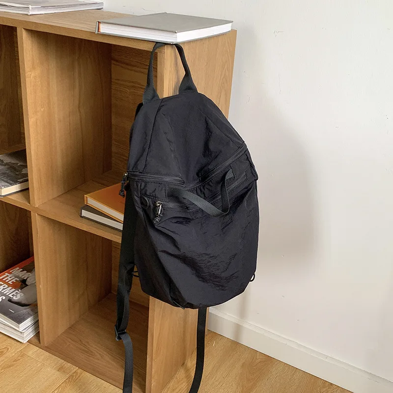 Sac à dos ComPiedmont de grande capacité, sacs pour étudiants de loisirs, pack solide simple, personnalité douce, mode coréenne, populaire, tout match