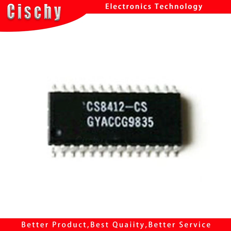 

2pcs/lot CS8412-CS CS8412CS CS8412 8412 SOP-28 In Stock