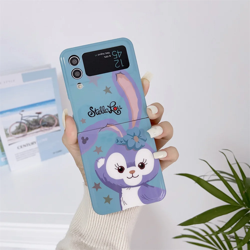 Милый мультяшный чехол для телефона StellaLou с рисунком аниме для Samsung Galaxy Z Flip 3 4 ZFlip5