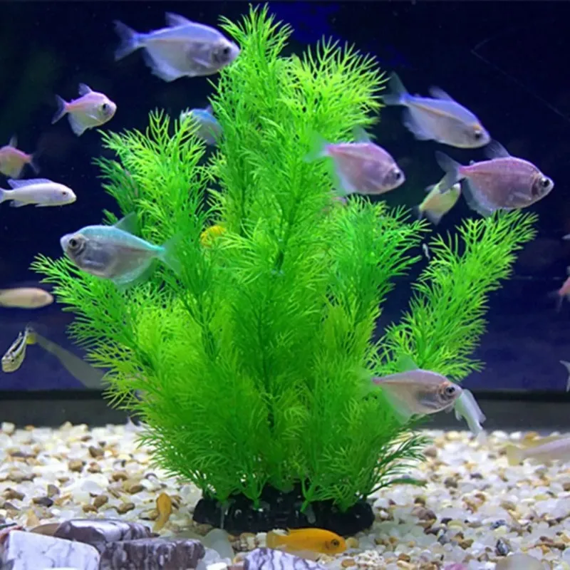 

Aquarium Plants Ornaments Plastic Simulation Artificial Water Grass Fish Tank Decoration Accessories