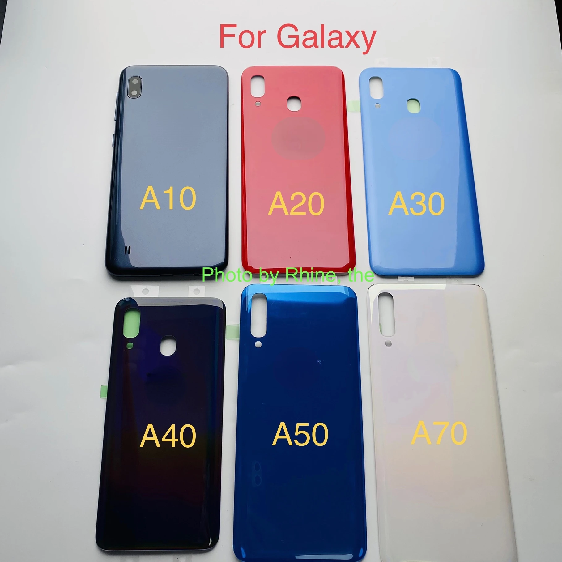 

For Samsung Galaxy A10 A20 A30 A40 A50 A70 2019 Battery Back Cover Door Housing Replacement Repair Parts A50 Back Battery Cover