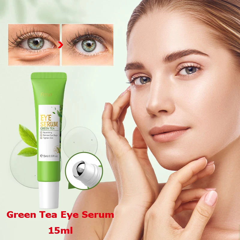 

Serum Hydrating Moisturizing Eye Fenyi 15ml Green Tea Eye Roller Eye Bags Essence Skin Care Cream Women's Korean Cosmetic