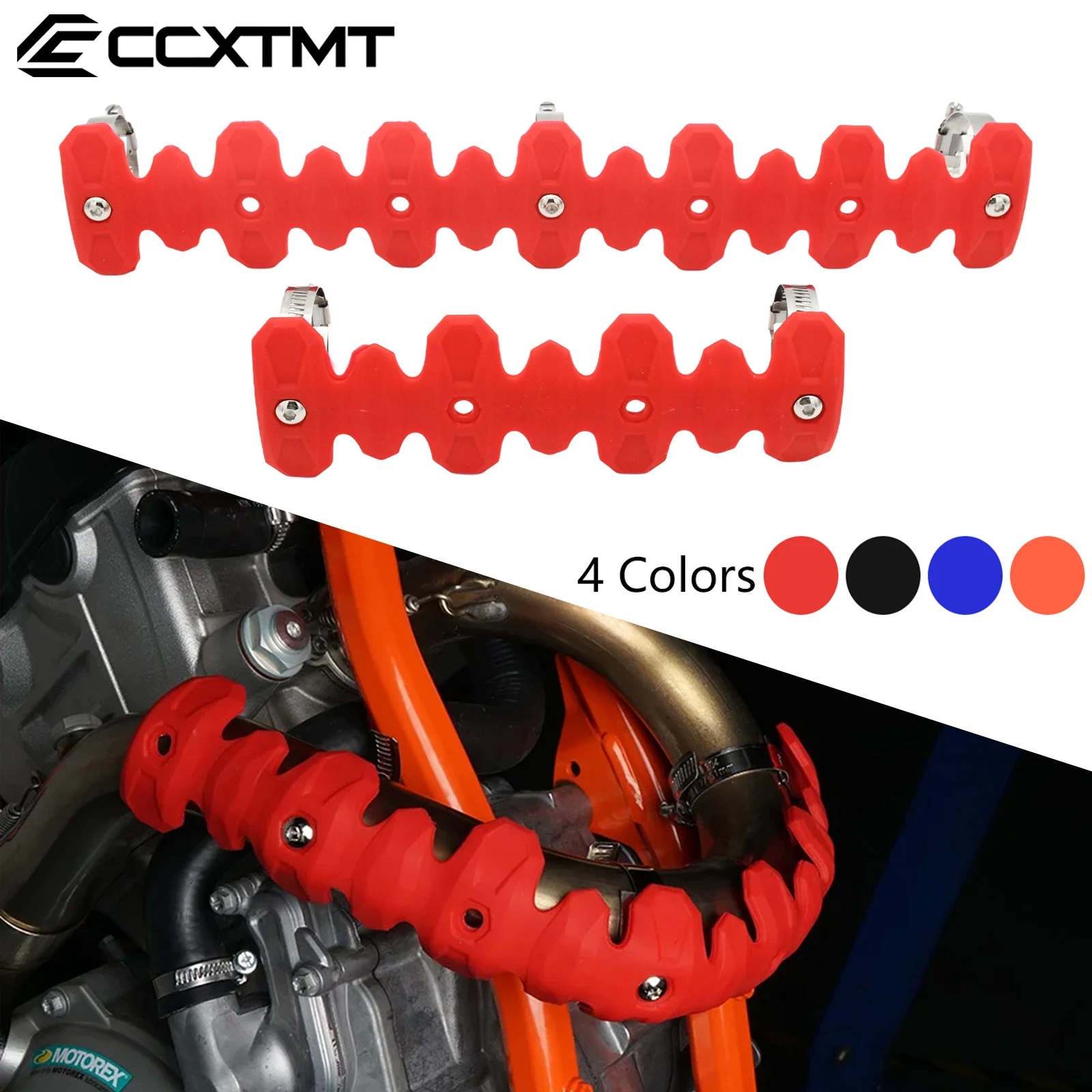 4 Stroke Exhaust Heat Shield Muffler Guard Protector Cover For Yamaha YZF250 YZF450 WRF250 WRF450 KTM SXF EXCF SMR 250 350 450