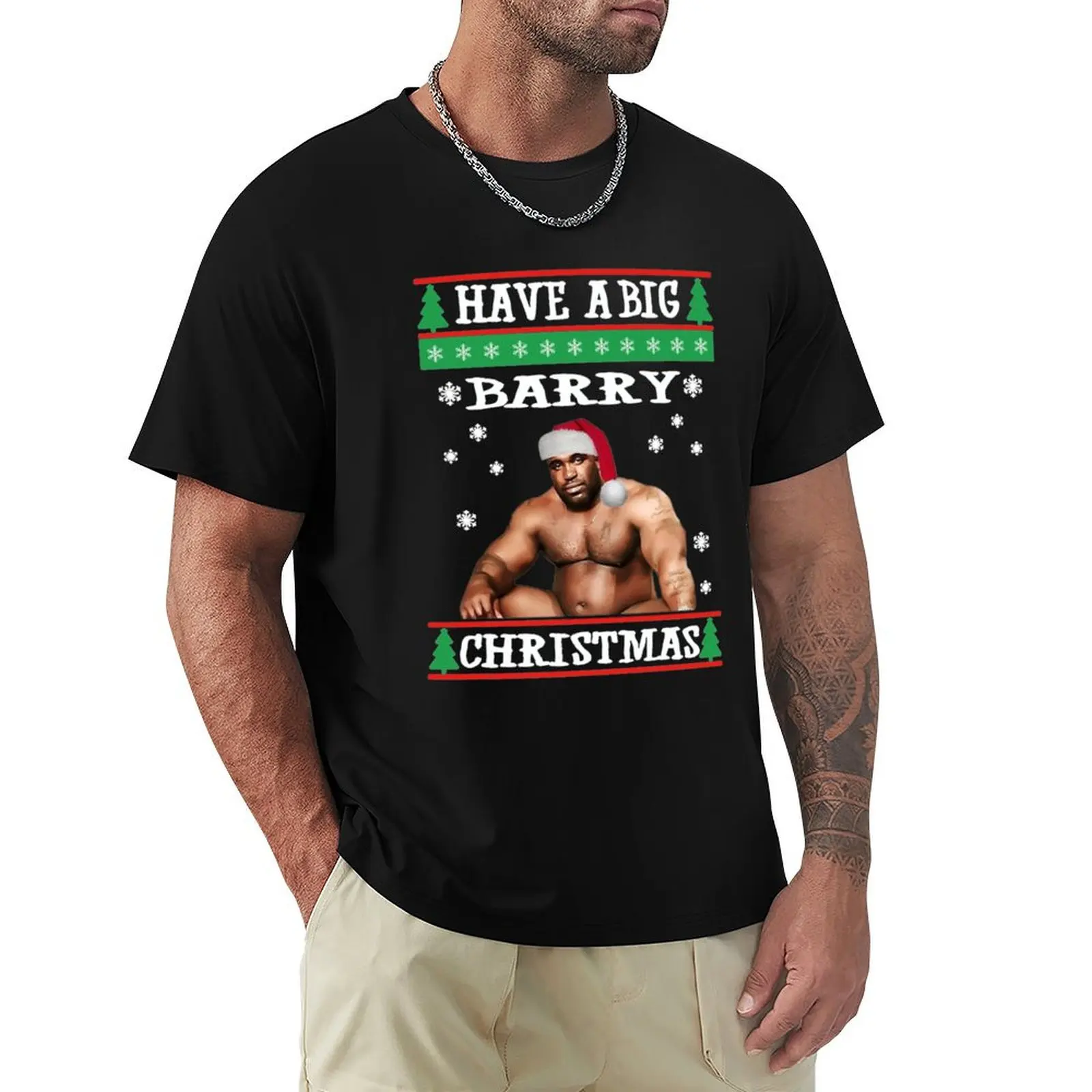 

Have a big barry christmas TOP QUALITY T-Shirt blue archive Personalized t-shirt graphic shirts T-shirt men