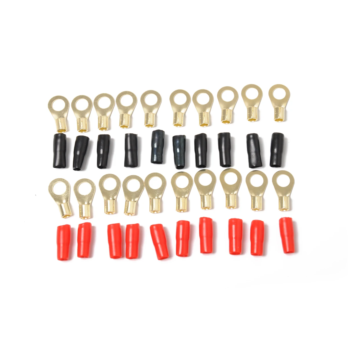 

10 Pairs Crimp Terminals 8ga Speaker Wire Connectors High Quality Tin Plated Anti Corrosion Fork Terminal Cable