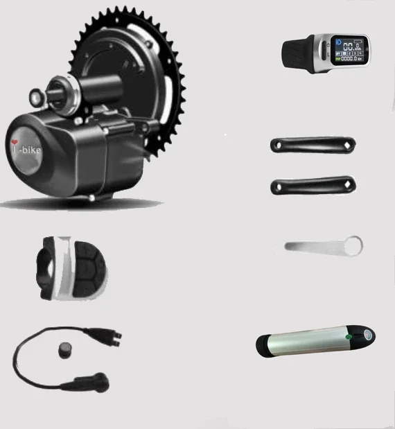 Suzhou Orignal 42T 350w Tsdz2 Mid Motor With Battery Optional