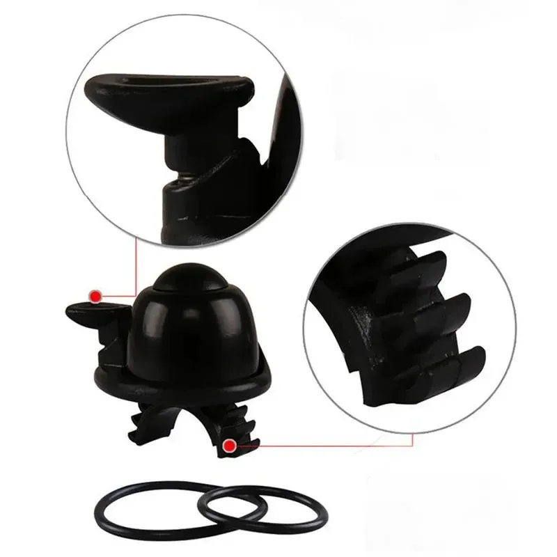 Bicycle Bell Aluminum Alloy Loud Horn Cycling Handlebar 360 Rotation Adjustment Alarm MTB Road Bike Bell Bicycle Parts