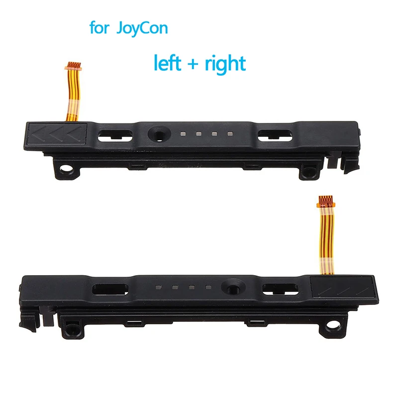 قطع غيار أصلية قطع غيار السكك الحديدية اليمنى واليسرى مع كابل مرن لوحدة تحكم نينتندو سويتش ملحقات Joycon Ns
