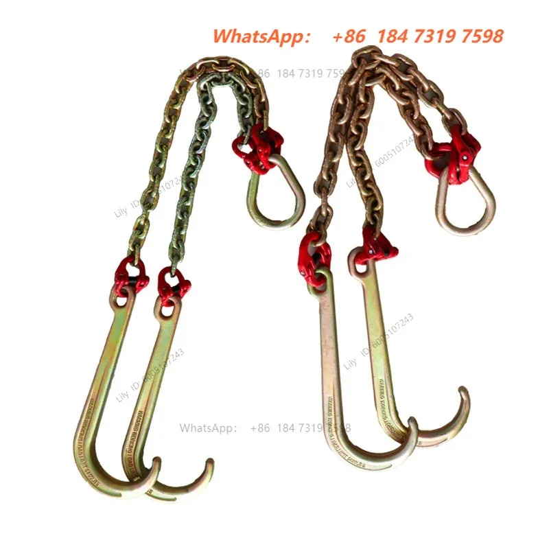 Road res-cue and obstacle clearing vehicle accessories trailer hook double chain loquat towing lifting