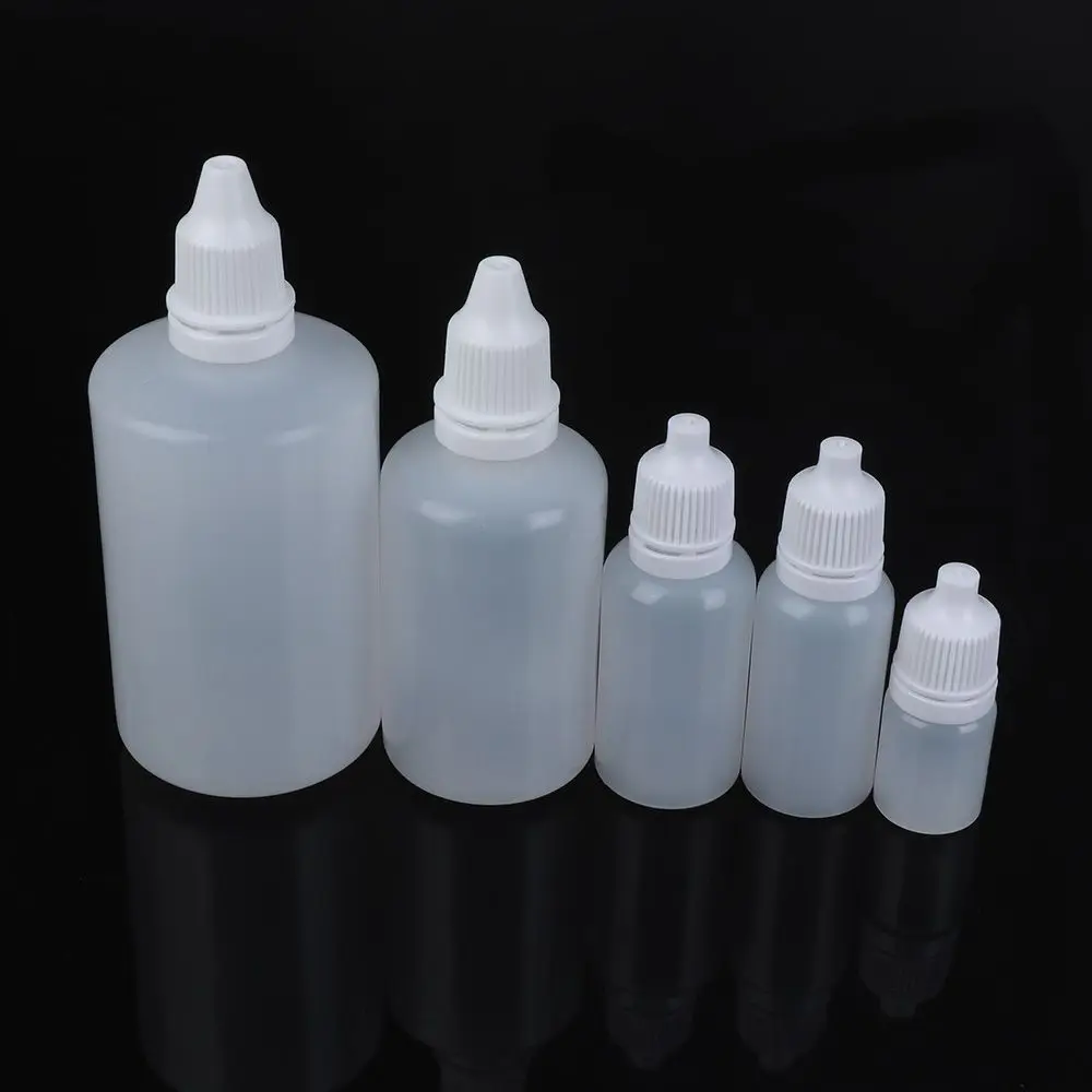 

1/5pcs 5/10/15/20/50/100ml DIY Liquid Sample Scrapbooking Glue Applicator Empty Plastic Paper Quilling Squeeze Bottle