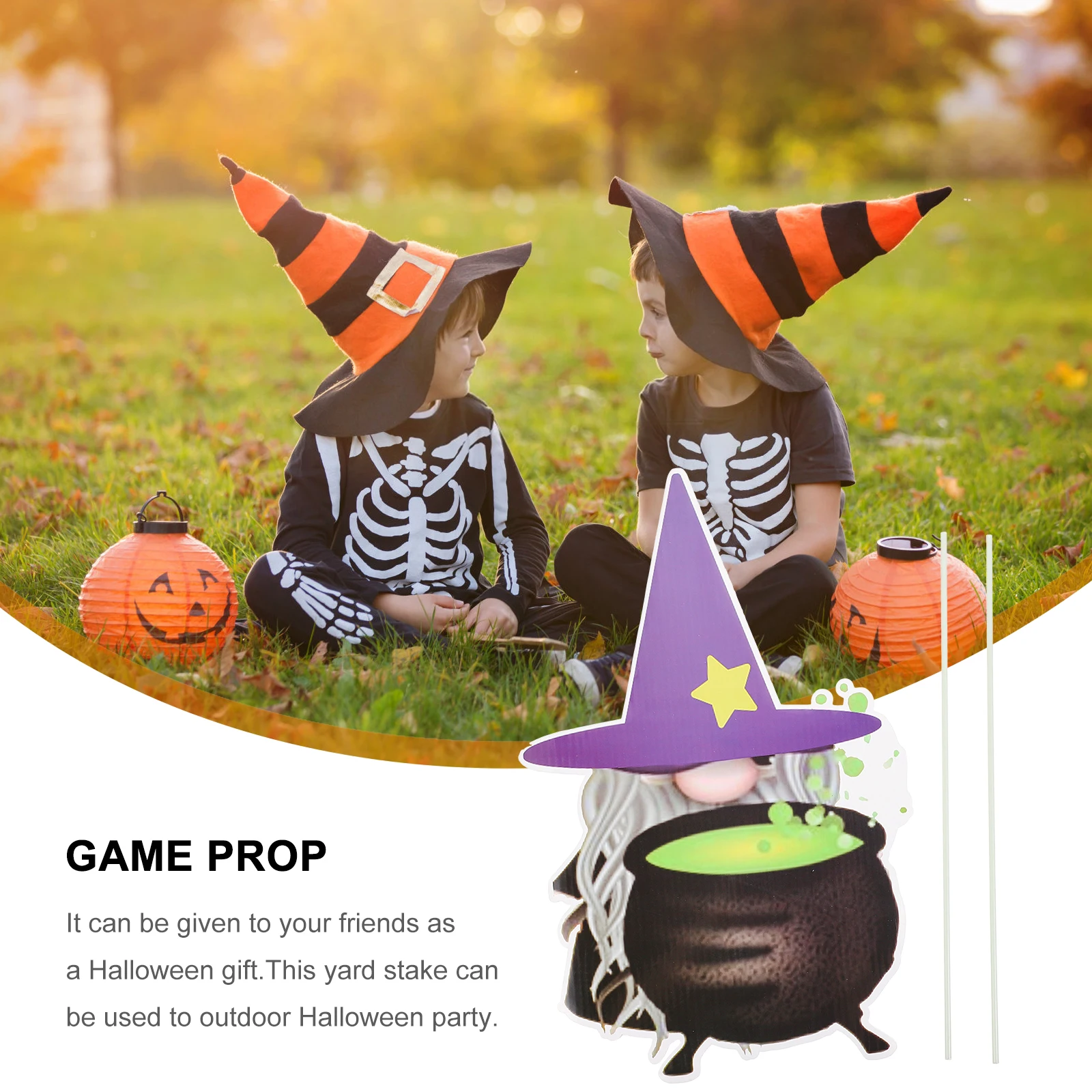 

Witches Decoration Halloween Sign Outdoor Signs Pp Garden Decorations Party Elder