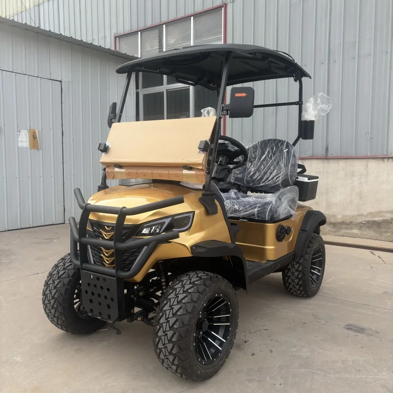 

Китайская фабрика продаж, солнечные панели, электрическая тележка для гольфа, 4 6-местная внедорожная тележка для гольфа, уличная легальная охотничья тележка для гольфа ​ с