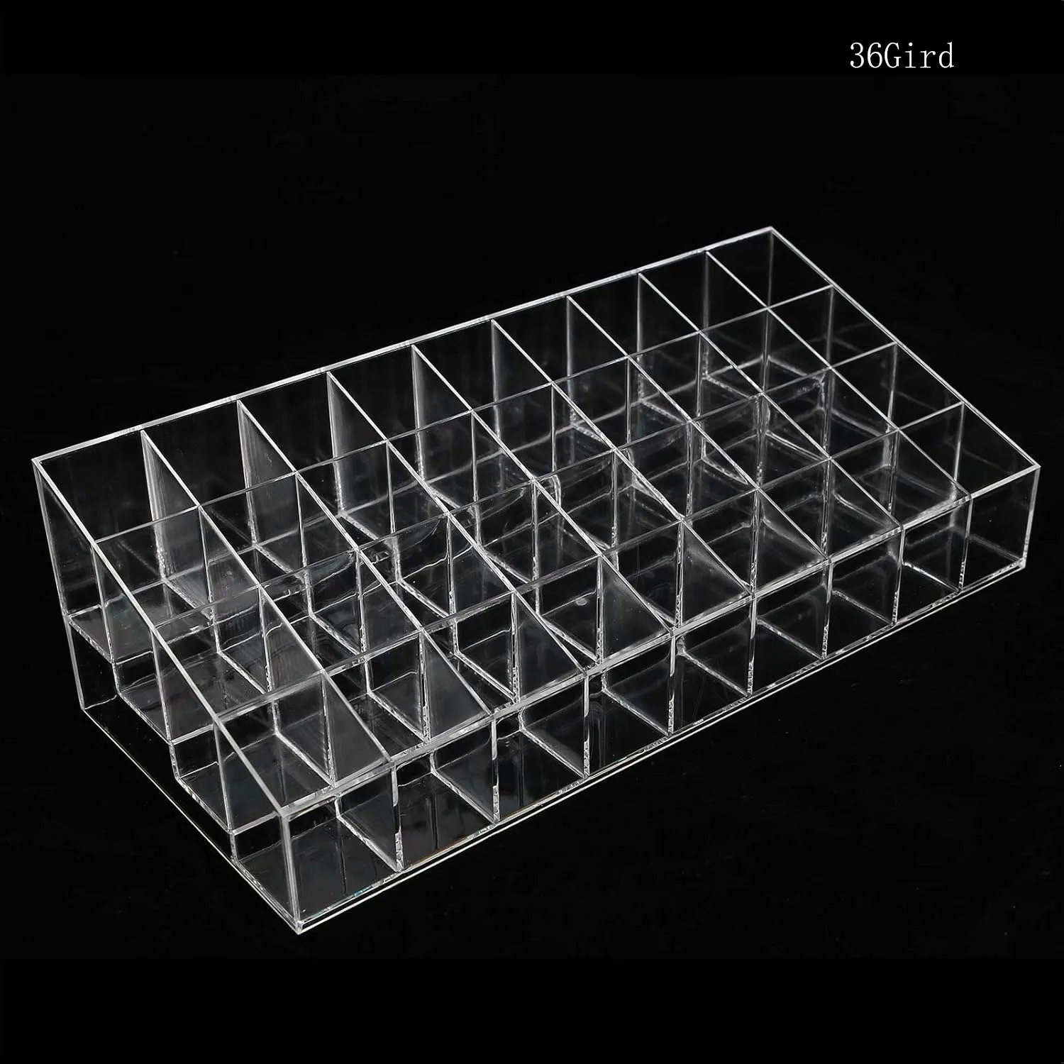 24/36/40 Slots Lipstick Organizer,Small Clear Plastic Compact Lip Gloss Chapstick Perfume Sample Mascara Holder