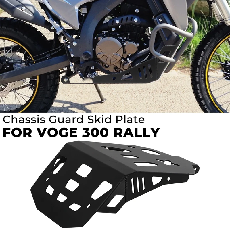 Motorcycle Engine Protection Cover For Loncin VOGE 300 Rally 300 GY RALLY300 Chassis Under Guard Skid Plate Belly Pan Protector