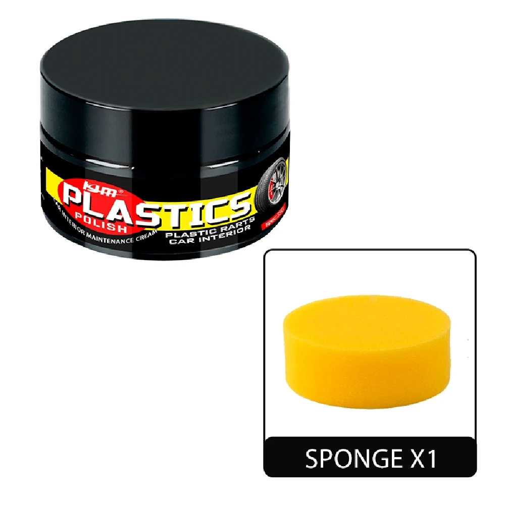 KJM Heavy-Duty Plastic & Rubber Repair Kit Durable Long-Lasting Scratch Remover Anti-Crack Anti-Aging Formula for Home And Auto