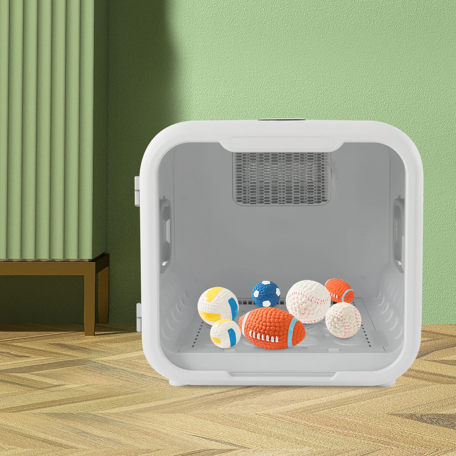 

65Qt Auto Pet Dryer Box - Quiet Smart Blower for Cats & Small Dogs | Gentle Warm Air & Timer | After Bathing & Grooming