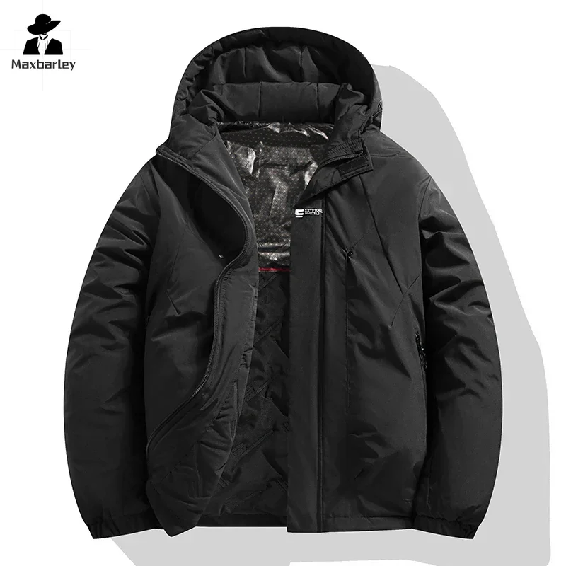 

Men's Winter Jacket high quality Graphene Heating Antifreeze Warm Parka Casual Women Snow Clothing Windproof Hooded Cotton Coat