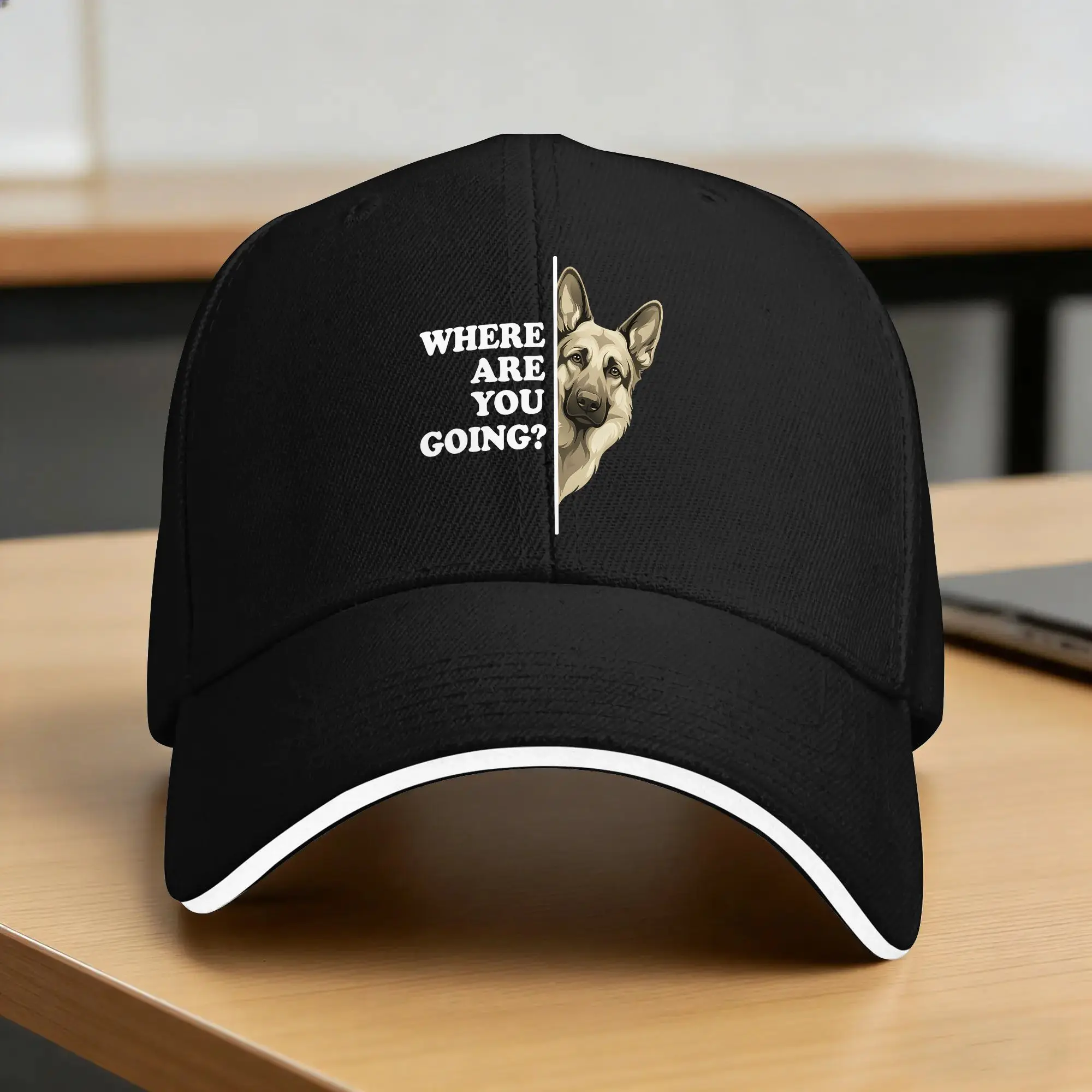 Spring Where are You Going Funny German Shepherd Dog Lover Baseball Cap  Running Hippie Fitted Retro Custom DIY Sun Hip Hop Hats