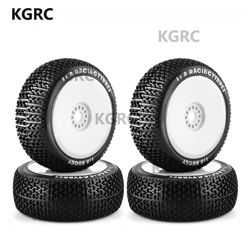 

RS 4PCS 116mm Off Road Buggy Tires Wheel 17mm Hex Hubs for 1/8 RC Racing Car 4WD Nitro HPI HSP BAZOOKA CAMPER Kyosho ZD Hongnuo