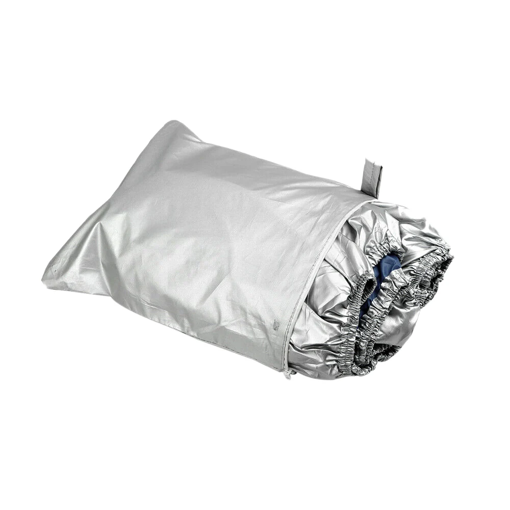 

Anti-Smashing Tear Proof Boat Cover Yacht Outdoor Protection Waterproof Boat Cover Silver Reflective Oxford