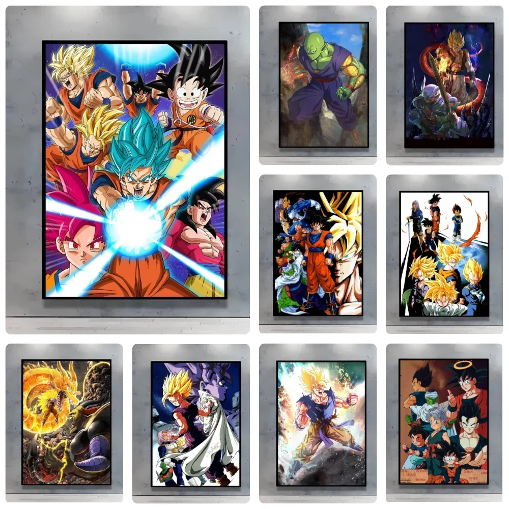 5D Diamond Painting Dragon Ball Z Super Saiyan Anime Character No Frame Diamond Art Kit DIY Mosaic Picture Home Wall Decoration