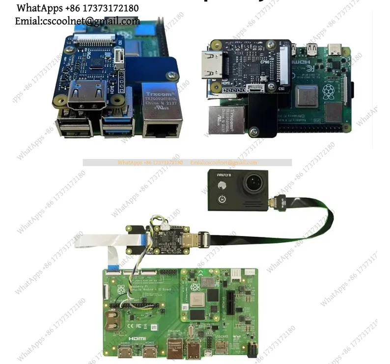 k06 C790 1080P 60Hz HDMI To CSI-2 Adapter I2S BliKVM Board Support Audio for Raspberry Pi 5 4B 3B+ 3B Zero CM4