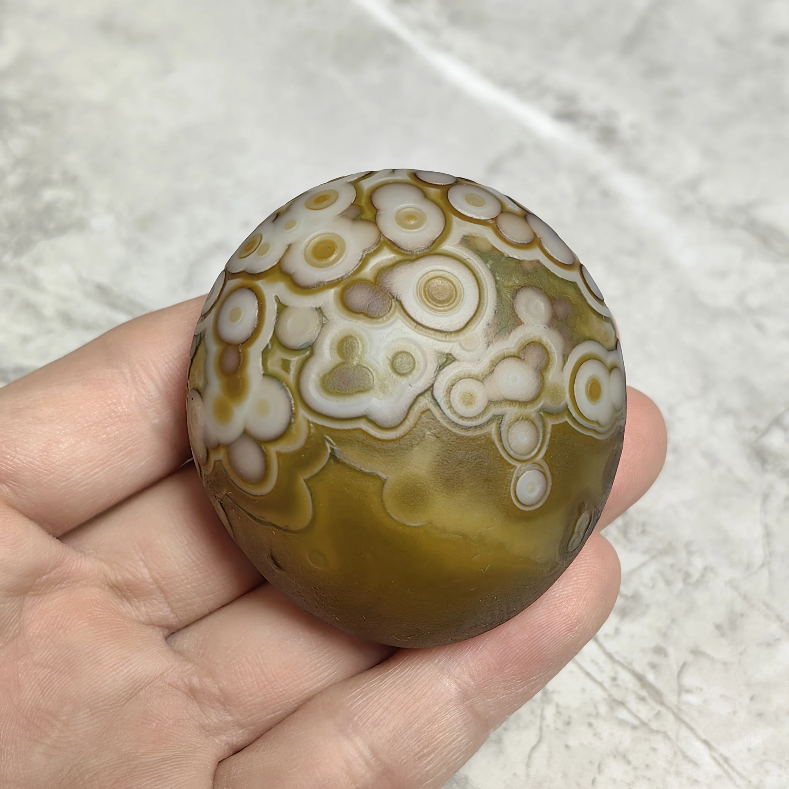 Natural Divine Eye Agate – Unprocessed Haut-Relief Stone for Energy Work, Home Scenery, Anti-Evil & Reiki Healing Practices