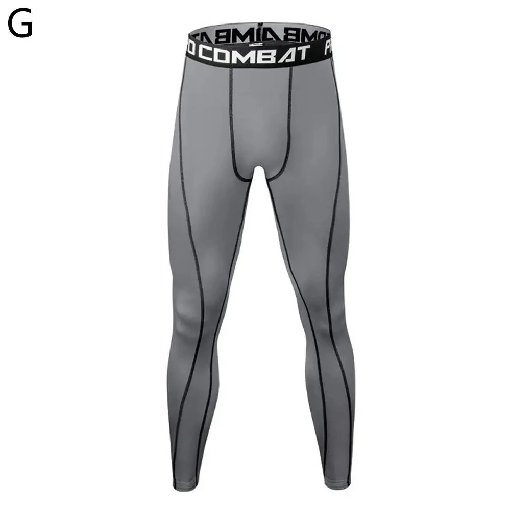 Gym Mens Fitness Running Sport Pants Athletics Tight Leggings Joggings Skinny Yoga Compression Trousers Lycra Sweatpants Dry Fit