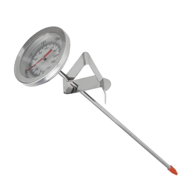Probe Thermometer Cooking Temperature Meter Milk Coffee Food Meat Gauge Stainless Steel Kitchen Tools 0~200℃