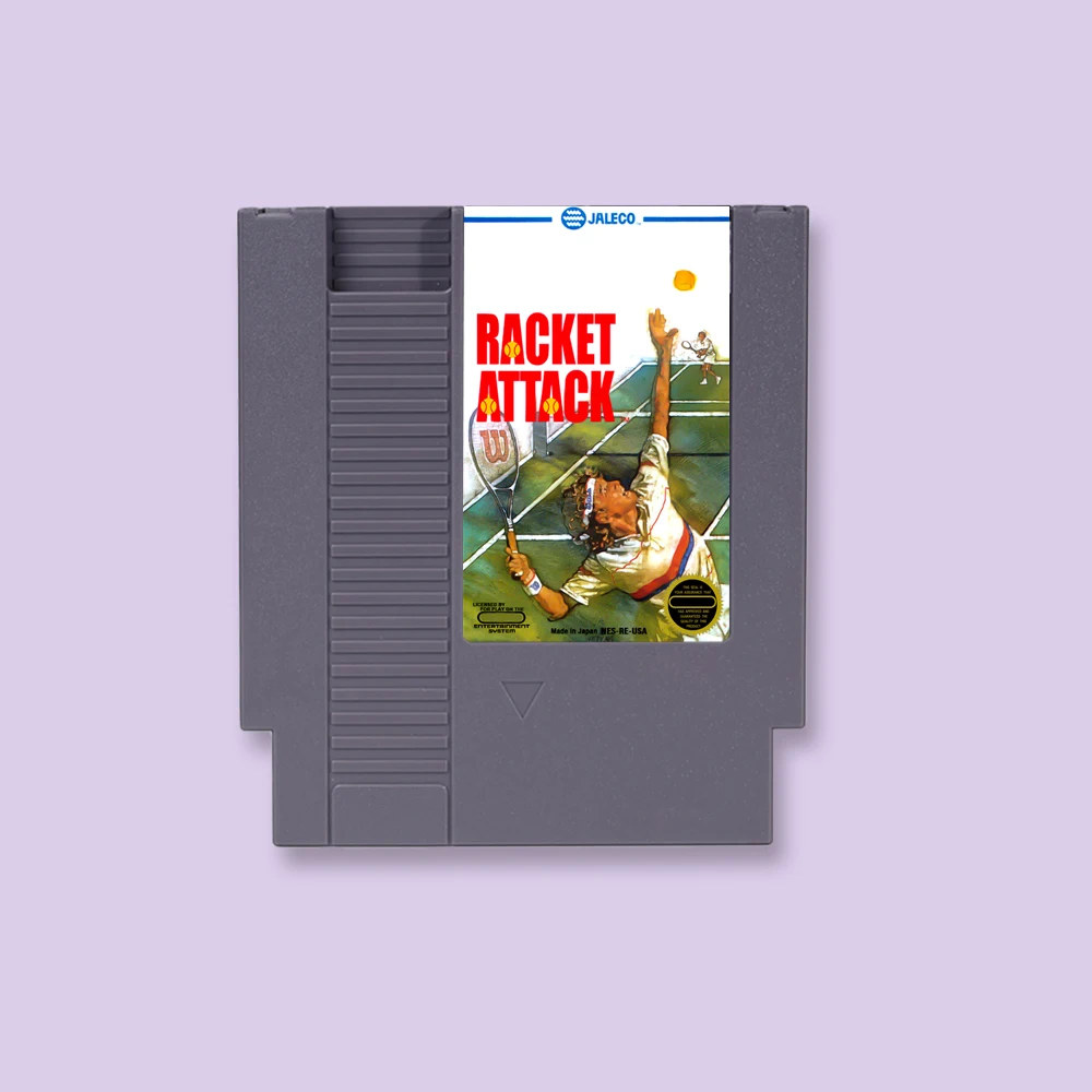 

Racket Attack Game Cartridge Action Game For NES 8Bit 72PIN Consoles Game Card