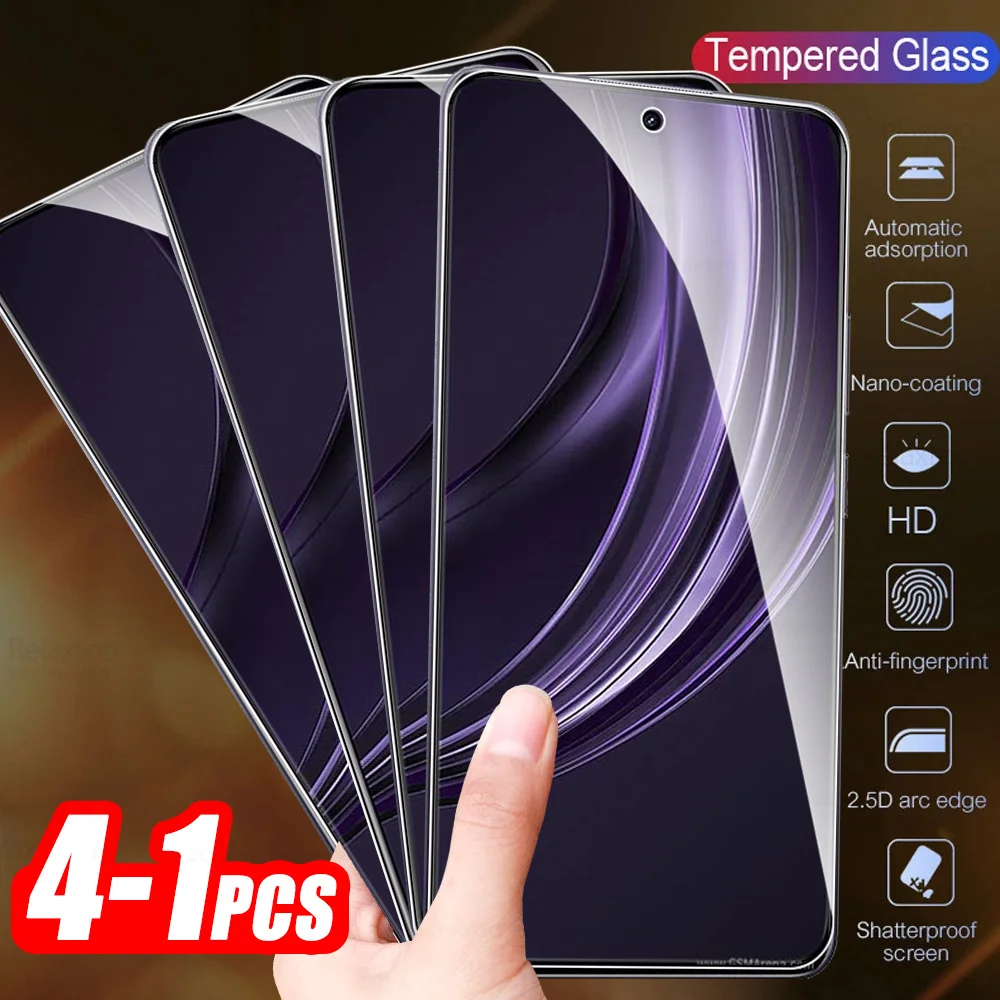 Screen Protector For Realme 13 5G 1-4PCS Protective Glass For Realme 13+ 13 Plus Realmi 13 + Realme13Plus Tempered Glass Film