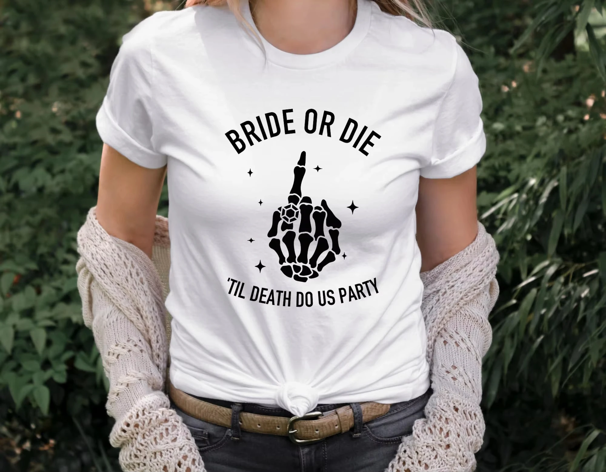 Bride or Die, Ride or Die 2026 Graphic T Shirt Cotton Men's Women's Y2k Popular Oversized Fashion T-shirt Streetwear