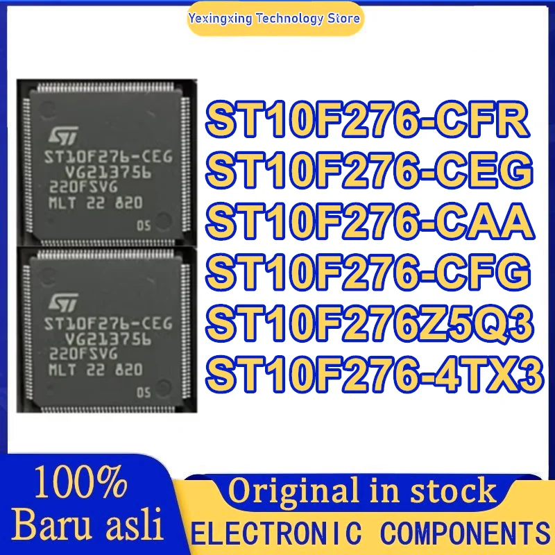 

ST10F276-CFR ST10F276-CEG ST10F276-CAA ST10F276-CFG ST10F276Z5Q3 ST10F276-4TX3 QFP144 Микросхема 100% новый оригинал на складе