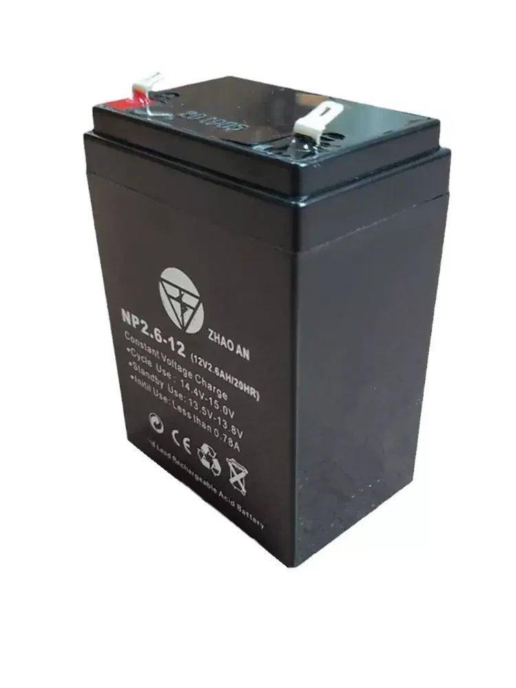 12V 2.6AH Battery Rechargeable lead-acid Accumulator NP2.6-12 for Children Toy Car Backup Power Desk LED Light
