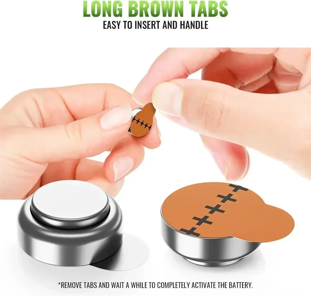 30/60 قطعة بطاريات السمع Rayovac PEAK 312 1.45 فولت عالية الأداء 312A A312 PR41. بطارية لمساعدات السمع BTE CIC RIC OE