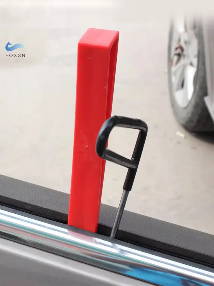 1pc New PDR Dent Plastic Red Car Universal Crowbar Enlarger Door Recess Body Window Door Wedge Remove Repair Hand Tools