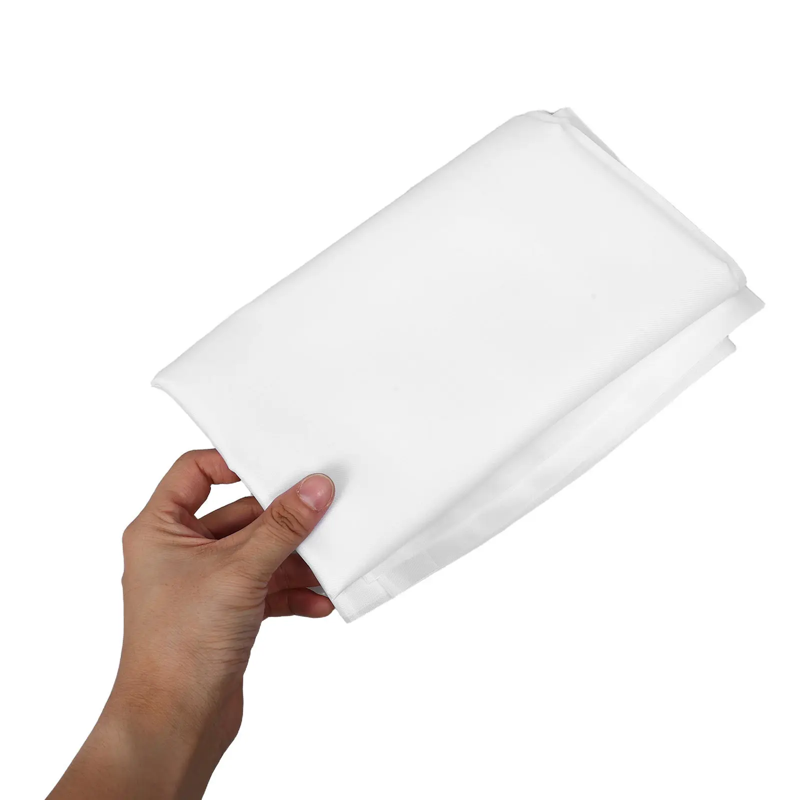 Polyester White Banner Hanging Large Blank for DIY Wall Signage Nursery Classroom Outdoor Banner Decoration Custom Poster