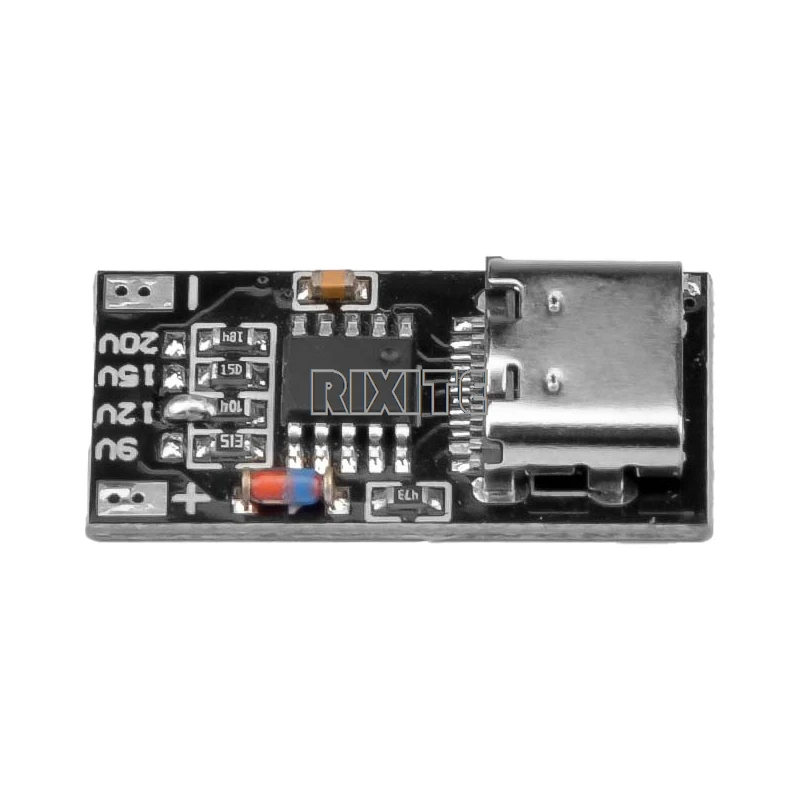 USB 부스트 전원 공급 장치 변경 모듈 충전기 보드, C타입, PD2.0, PD3.0, 고속 충전 트리거, 폴링 감지기, 1-10 개