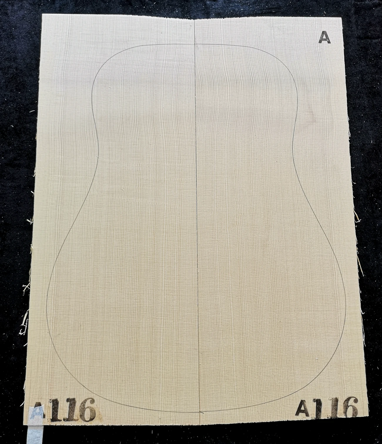 Class A full veneer guitar spruce panel Germany European Alps spruce Making guitar accessories materials