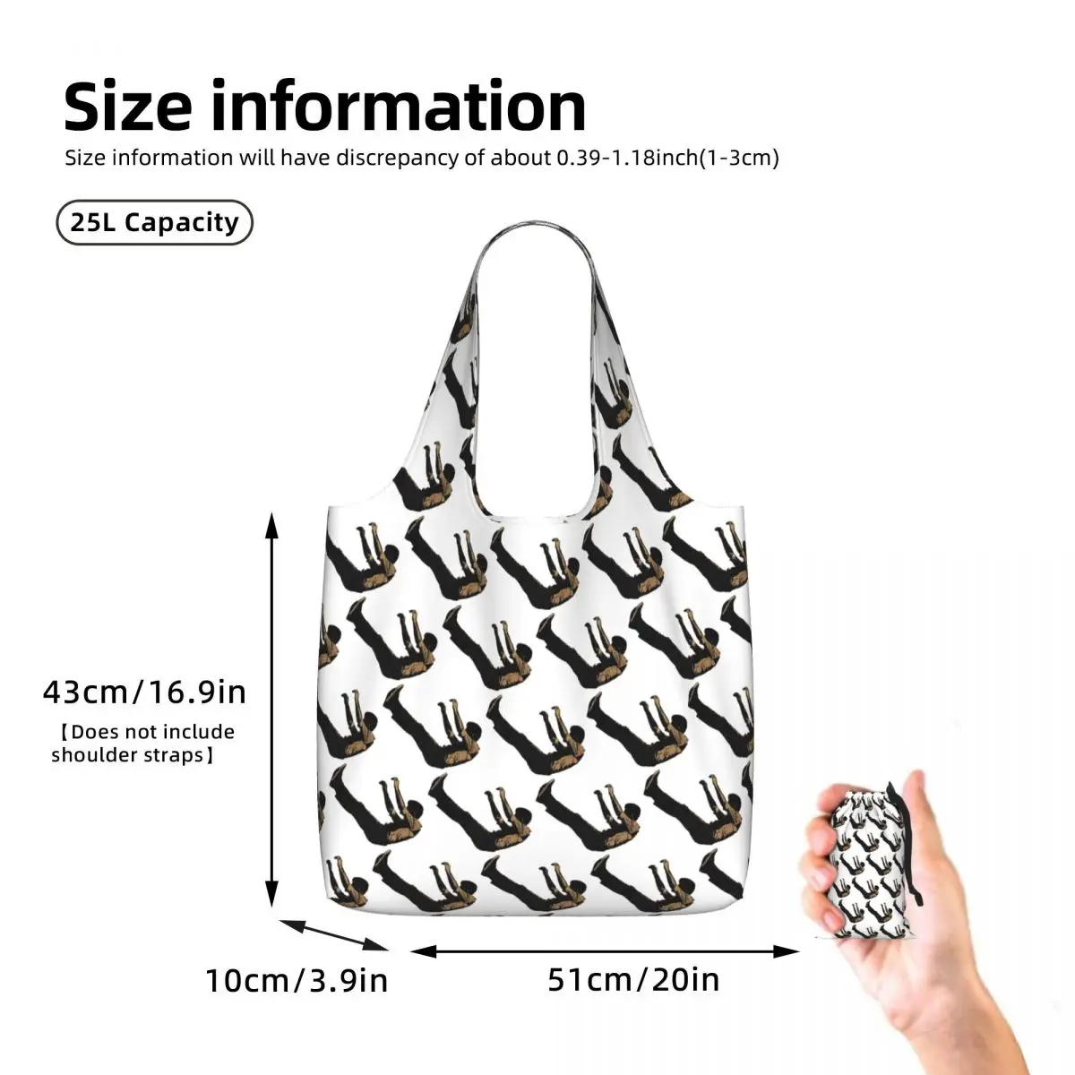 Imagine Dragons Shopping Tote Bag Canvas Large Capacity Shoulder Bags Shopper Grocery Handbag for Women