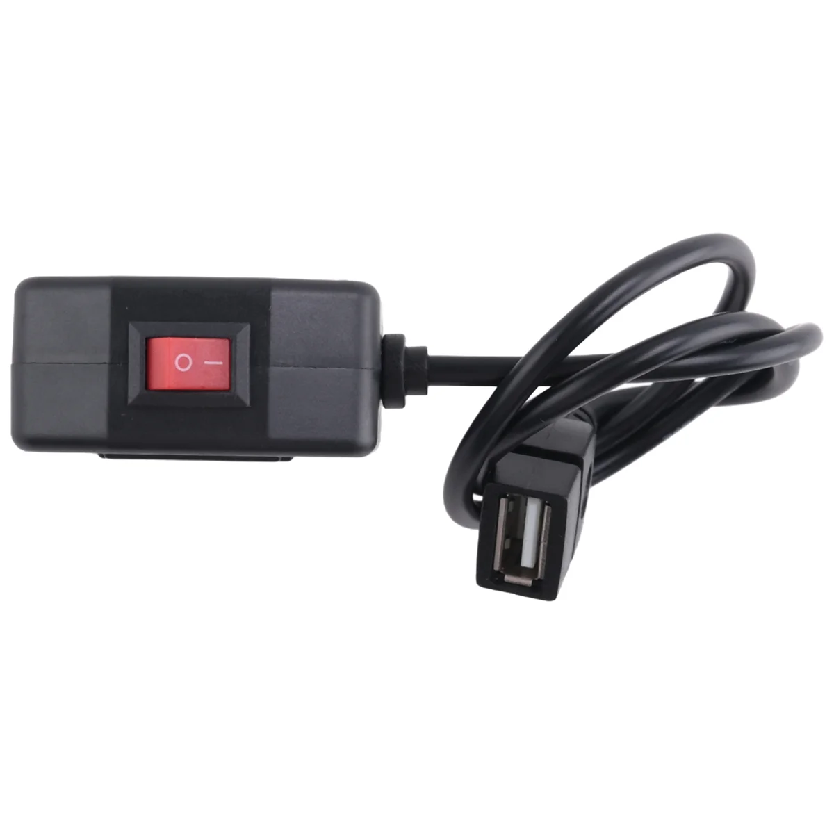 Cable de carga USB para coche, 24 horas, 5V, 3A, Kit de cable duro OBD con interruptor, Cable de 0,5 metros para cámara de salpicadero, videocámara, vehículo DVR