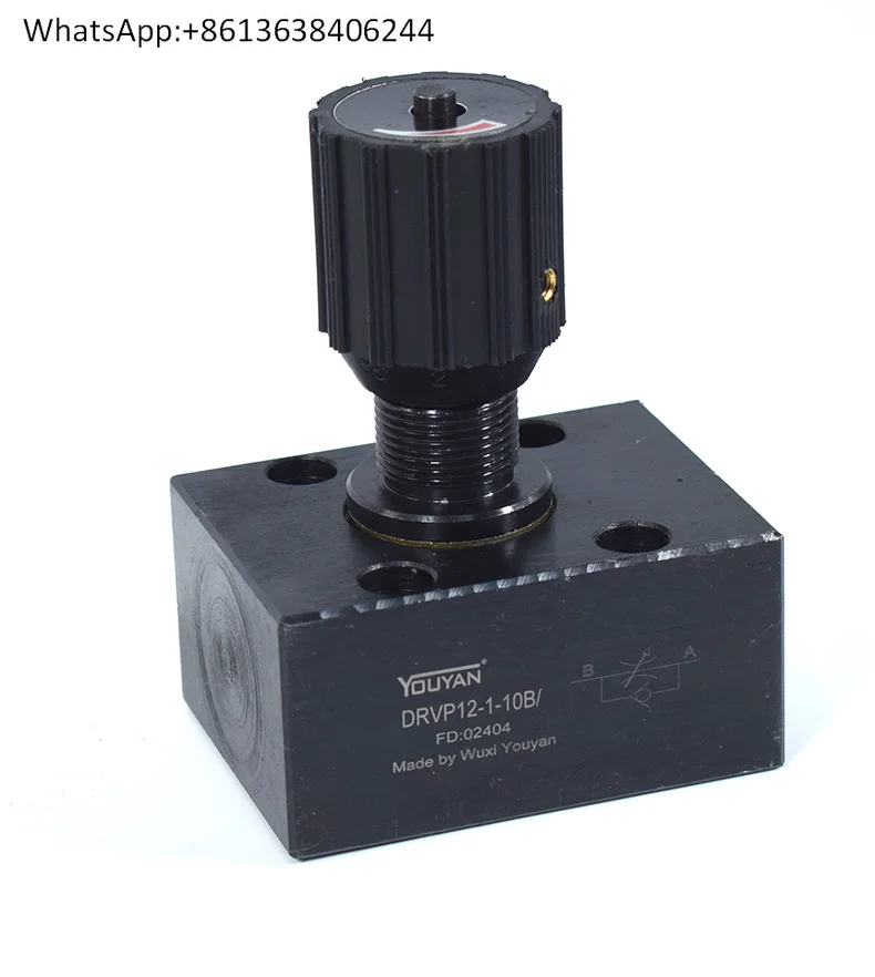 

DRVP one-way DRV8 throttle valve DV10/DVP12/16/20/25/30 plate type 40 hydraulic shut-offvalve DRV6