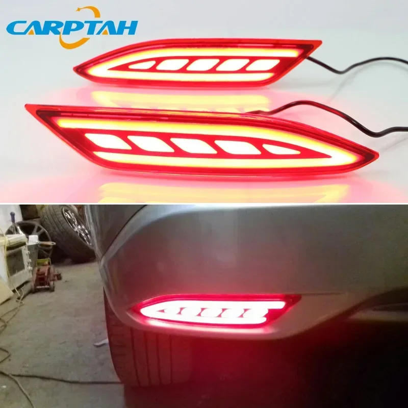 

Car LED Rear Bumper Lamps For Honda HRV 2015 - 2020 Brake Light Turn Signal Backup Reflector Lamp Taillights Car Fog lamp